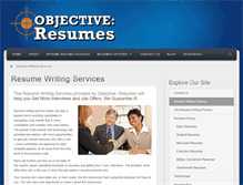 Tablet Screenshot of njresumeservice.com